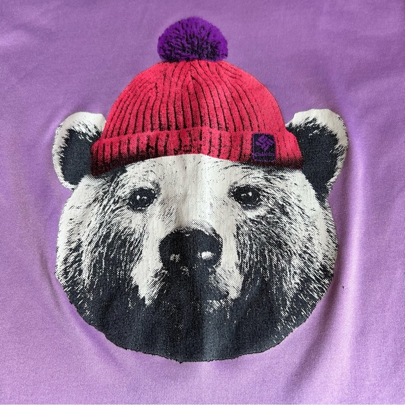 Columbia Kids Skylight Cave Purple Tee S (8) - Picture 6 of 8